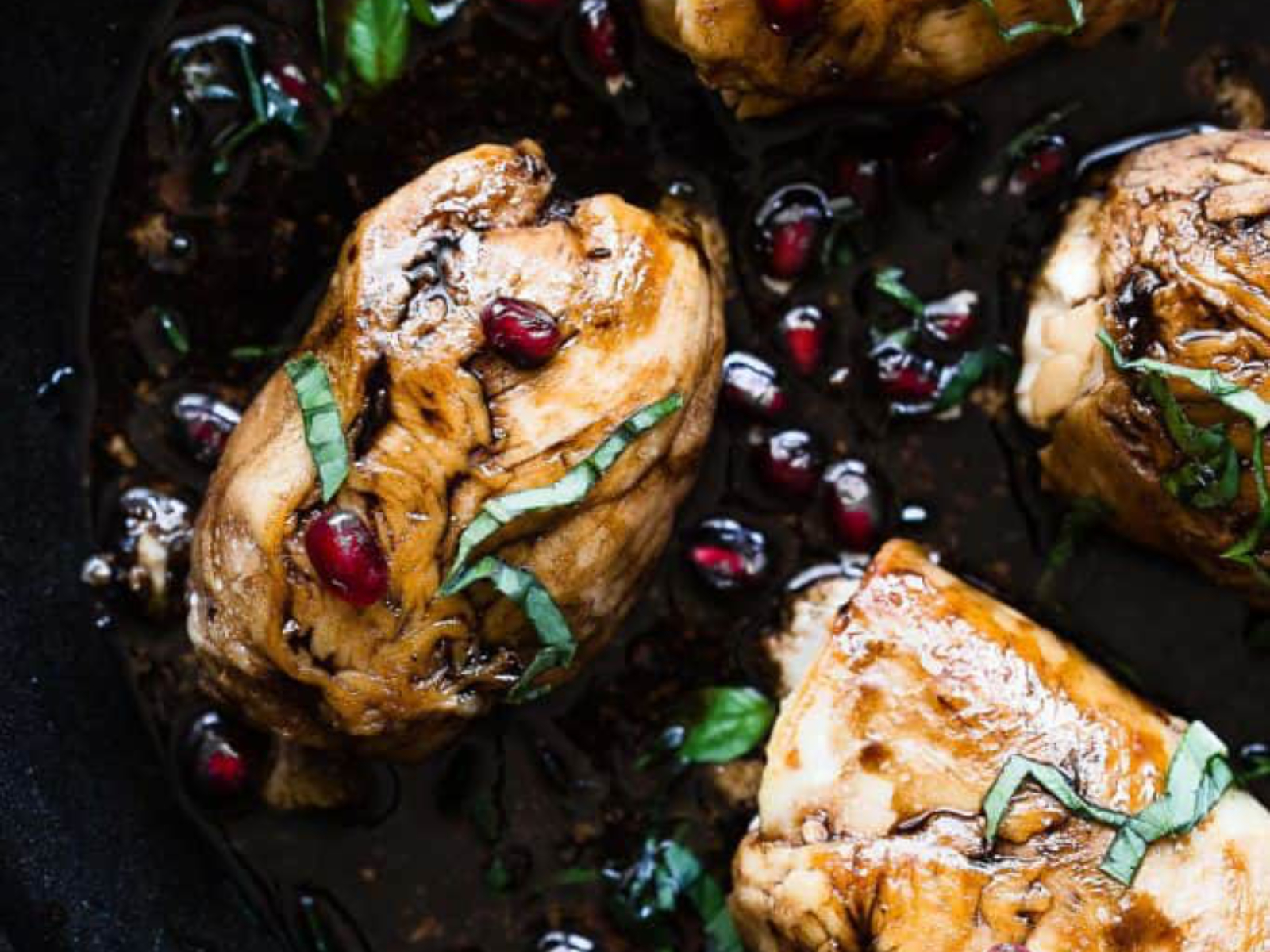 Stuffed Chicken Breast with Pomegranate